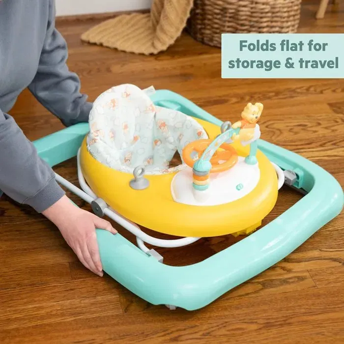 Bright Starts Andador de Actividades para Bebé Disney Baby Winnie, 2 en 1, Plegable, con Música y Luces, Altura Ajustable - AABVA72018 Bright Starts Andador de Actividades para Bebé Disney Baby Winnie, 2 en 1, Plegable, con Música y Luces, Altura Ajustable - AABVA72018