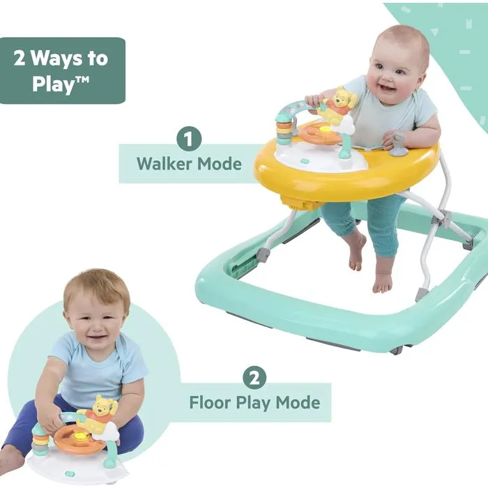 Bright Starts Andador de Actividades para Bebé Disney Baby Winnie, 2 en 1, Plegable, con Música y Luces, Altura Ajustable - AABVA72018 Bright Starts Andador de Actividades para Bebé Disney Baby Winnie, 2 en 1, Plegable, con Música y Luces, Altura Ajustable - AABVA72018