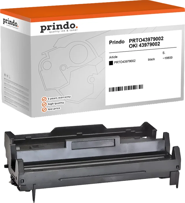 Prindo Unidad de tambor negra PRTO43979002 Classic Prindo Unidad de tambor negra PRTO43979002 Classic