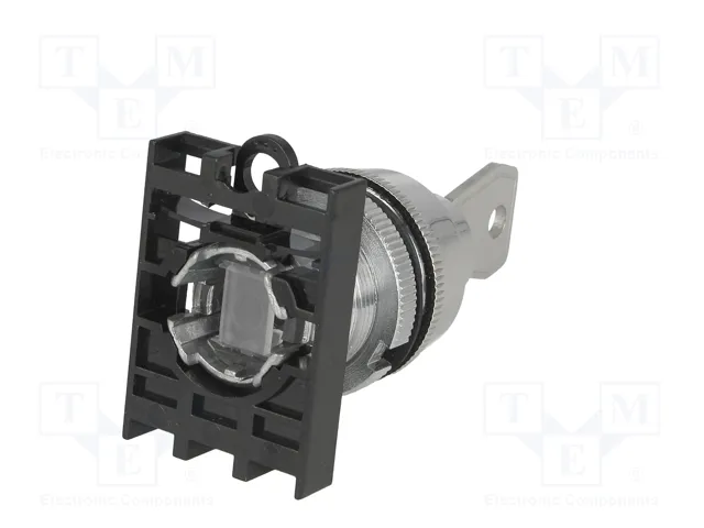 PROMET Interruptor rotativo con llave NEK22M-ZA1 22mm gris PROMET Interruptor rotativo con llave NEK22M-ZA1 22mm gris