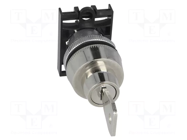PROMET Interruptor rotativo con llave NEK22M-ZA1 22mm gris PROMET Interruptor rotativo con llave NEK22M-ZA1 22mm gris