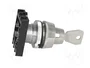 PROMET Interruptor rotativo con llave NEK22M-ZA1 22mm gris