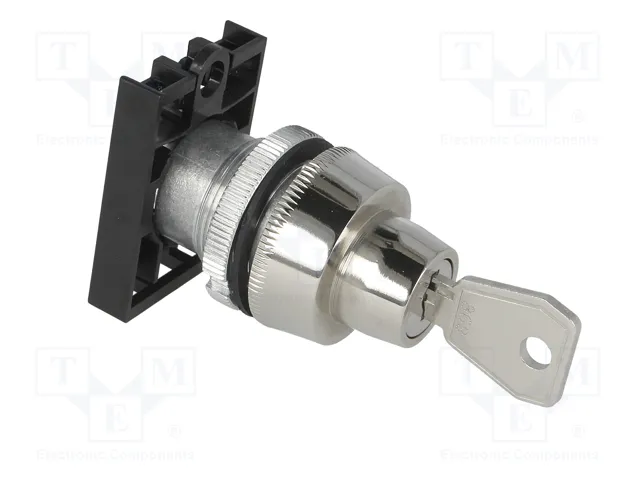 PROMET Interruptor rotativo con llave NEK22M-ZA1 22mm gris PROMET Interruptor rotativo con llave NEK22M-ZA1 22mm gris