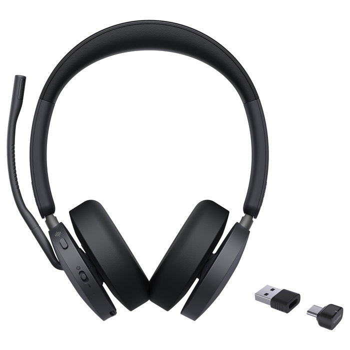 Yealink Auriculares Bluetooth BH74 UC Inalámbricos USB-C/A para Oficina y Centro de Llamadas con Cancelación de Ruido Activa