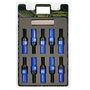 Omp SPEED Juego de 20 Tornillos con Protector de Aluminio Azul M14x1.25