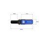 Omp SPEED Juego de 20 Tornillos con Protector de Aluminio Azul M14x1.25