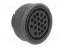 HARTING Conector UIC558 Hembra de 18 Pines Redondo