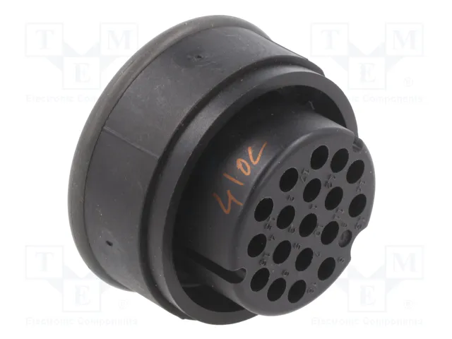 HARTING Conector UIC558 Hembra de 18 Pines Redondo