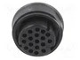 HARTING Conector UIC558 Hembra de 18 Pines Redondo