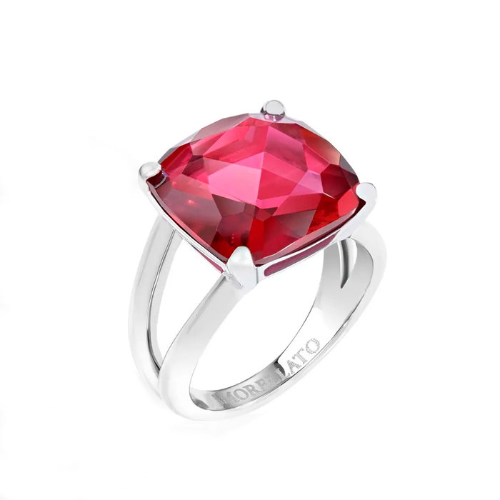 Morellato Anillo de Acero Rojo Talla 14 SABK02014 Morellato Anillo de Acero Rojo Talla 14 SABK02014