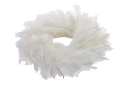 DKD Home Decor Corona de Pluma y Espuma Surtido de 2 Unidades (40x40x6 cm)