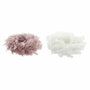 DKD Home Decor Corona de Pluma y Espuma Surtido de 2 Unidades (40x40x6 cm)