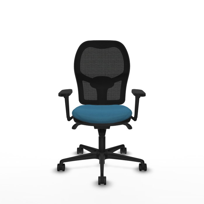 PIQUERAS Y CRESPO Silla de oficina Jorquera con mecanismo Sincro, verde petróleo y negro PIQUERAS Y CRESPO Silla de oficina Jorquera con mecanismo Sincro, verde petróleo y negro
