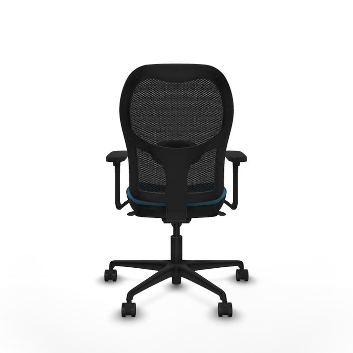 PIQUERAS Y CRESPO Silla de oficina Jorquera con mecanismo Sincro, verde petróleo y negro PIQUERAS Y CRESPO Silla de oficina Jorquera con mecanismo Sincro, verde petróleo y negro