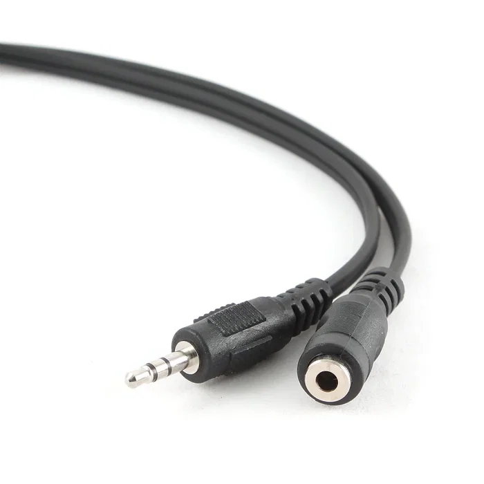 Gembird Cable de Audio de Extensión Alargador Jack 3.5mm Macho a Hembra (M/F) 1.5 Metros - Negro