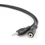 Gembird Cable de Audio de Extensión Alargador Jack 3.5mm Macho a Hembra (M/F) 1.5 Metros - Negro