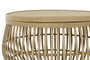 DKD Home Decor Set de 2 Mesitas Auxiliares de Ratán y Bambú, 51x51x34 cm, Natural