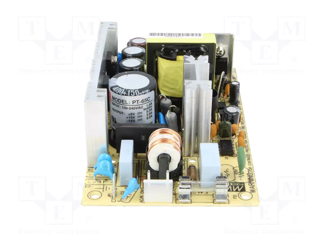 MEAN WELL PT-65C Fuente de alimentación de impulso abierta de 65W MEAN WELL PT-65C Fuente de alimentación de impulso abierta de 65W