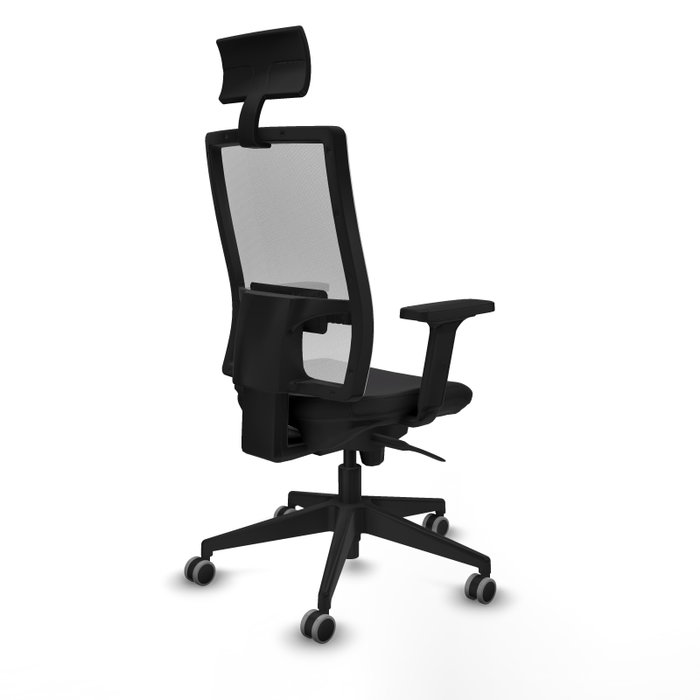 PIQUERAS Y CRESPO Silla de oficina Horna con mecanismo Sincro, Negro y Blanco PIQUERAS Y CRESPO Silla de oficina Horna con mecanismo Sincro, Negro y Blanco