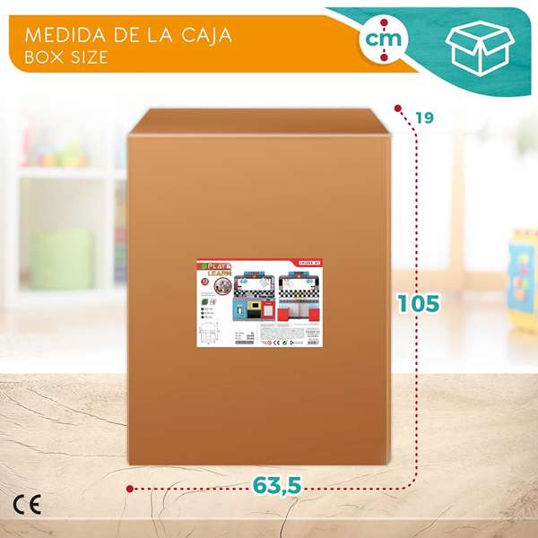 Woomax Cocina Retro de Madera 90x58x104 cm - Juguete Infantil con Luces y Pilas AAA, Edad Mínima 36 Meses