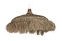 DKD Home Decor Lámpara de Techo de Fibras Naturales 100x100x40 cm