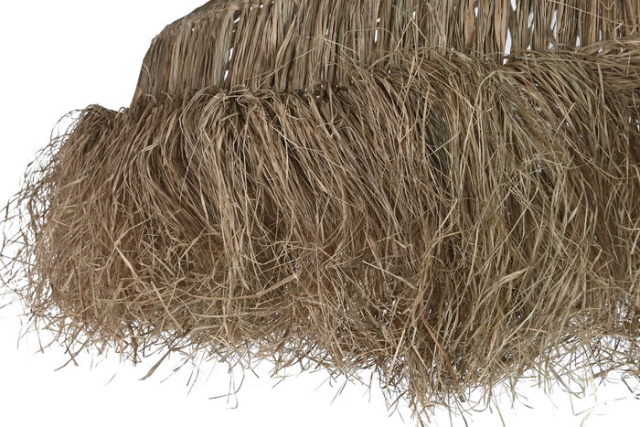 DKD Home Decor Lámpara de Techo de Fibras Naturales 100x100x40 cm