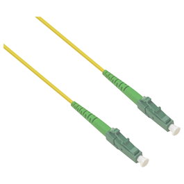 Helos Cable de fibra óptica OS2 LC/APC-LC/APC amarillo 10m