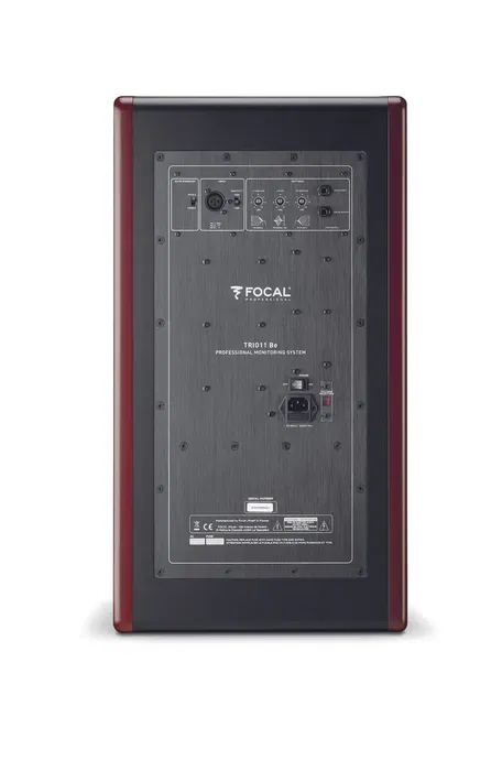 FOCAL Trio 11 Be Monitores de 3 vías con Tweeter de Berilio, Transductor de Medios y Woofer de Composite - Red Burr Ash