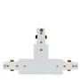 Conector T Carril Bifásico Blanco Focos de LEDs