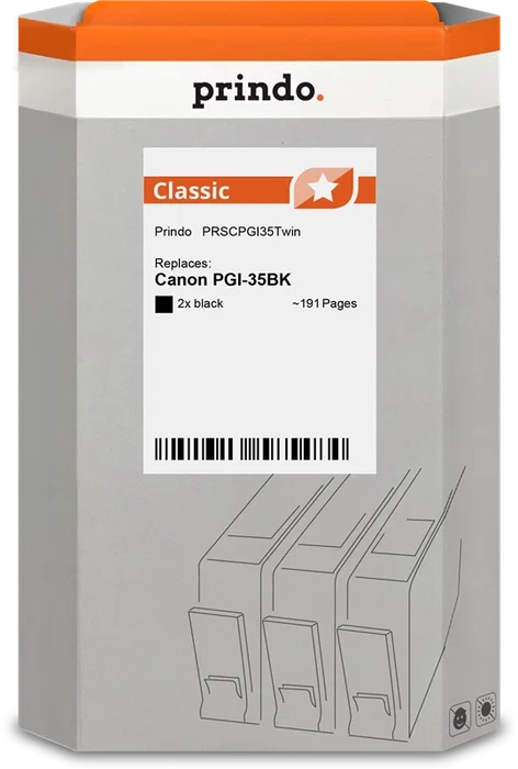 Prindo Multipack Negro PRSCPGI35Twin Classic Prindo Multipack Negro PRSCPGI35Twin Classic