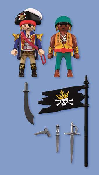 Playmobil Duo Pack Piratas - Figura de Acción para Niños de 4 a 10 Años