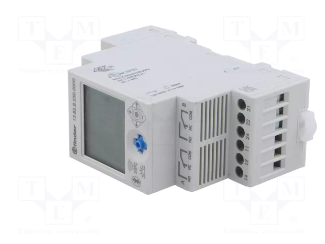 FINDER Programador de tiempo DPDT con pantalla LCD