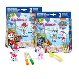 CRAYOLA Washimals Paw Patrol Set de 2 Mascotas Surtidas