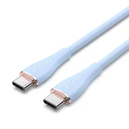 Vention Cable USB 2.0 Tipo-C TAWSF USB-C Macho a USB-C Macho 1m Azul 480 Mbps Carga rápida Power Delivery 100W