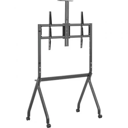 Aisens Soporte de Suelo con Ruedas FT86FE-369 para TV/Pantallas de 55-100" hasta 120kg con Bandeja y Soporte Cámara