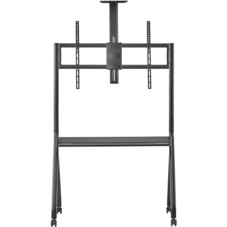 Aisens Soporte de Suelo con Ruedas FT86FE-369 para TV/Pantallas de 55-100" hasta 120kg con Bandeja y Soporte Cámara