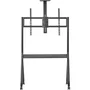 Aisens Soporte de Suelo con Ruedas FT86FE-369 para TV/Pantallas de 55-100" hasta 120kg con Bandeja y Soporte Cámara