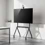 AISENS Soporte de Suelo Pro con Ruedas para TV de 55-100 Pulgadas, Negro