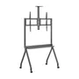 AISENS Soporte de Suelo Pro con Ruedas para TV de 55-100 Pulgadas, Negro
