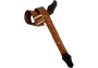 GETM Correa Guitarra Bajo Aussie Gator Caramel - Polipiel Nailon Piel Marrón Cálido Ajustable hasta 165 cm