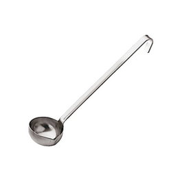 Vollrath Cazo o Cacillo de Acero Inoxidable para Cocina, Mango Corto, 7 cm de Diámetro y 23 cm de Largo - Modelo David
