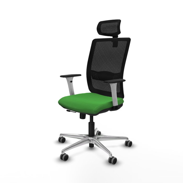 PIQUERAS Y CRESPO Silla de oficina Haches con mecanismo Sincro/Traslack Verde y Negro PIQUERAS Y CRESPO Silla de oficina Haches con mecanismo Sincro/Traslack Verde y Negro