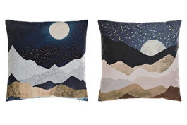 DKD Home Decor Cojín Multicolor 45 x 45 x 10 cm (2 Unidades)