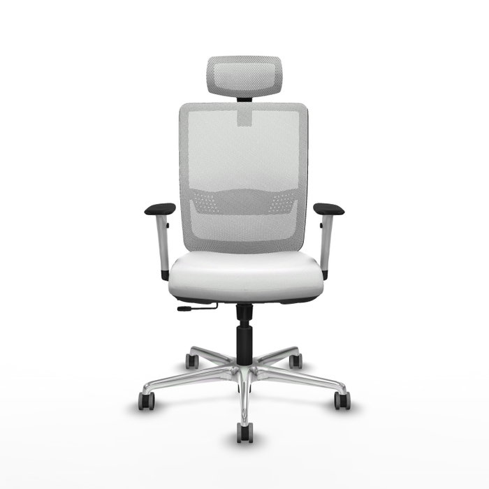 PIQUERAS Y CRESPO Silla de oficina Haches Blanca con Mecanismo Sincro/Traslack PIQUERAS Y CRESPO Silla de oficina Haches Blanca con Mecanismo Sincro/Traslack