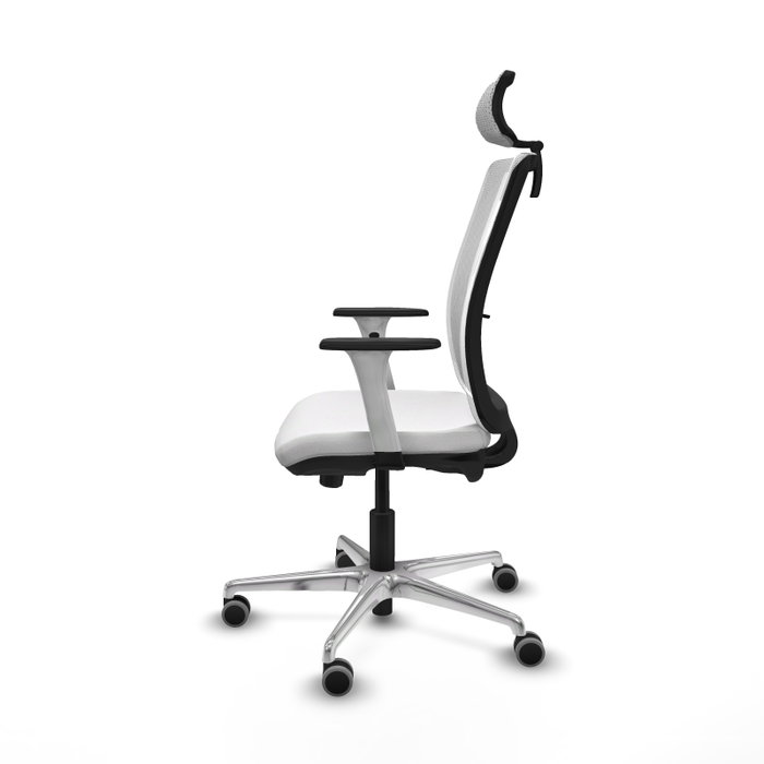 PIQUERAS Y CRESPO Silla de oficina Haches Blanca con Mecanismo Sincro/Traslack PIQUERAS Y CRESPO Silla de oficina Haches Blanca con Mecanismo Sincro/Traslack