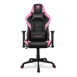 Cougar Armor Elite EVA Silla Gaming Universal Negro/Rosa Reposabrazos Ajustable 120kg