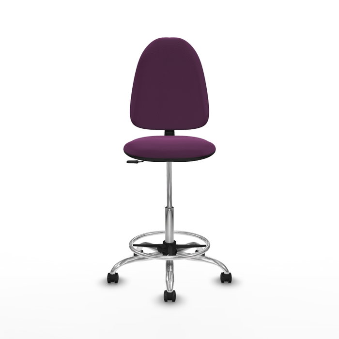 PIQUERAS Y CRESPO Taburete Aýna Morado con Mecanismo de Contacto Permanente PIQUERAS Y CRESPO Taburete Aýna Morado con Mecanismo de Contacto Permanente
