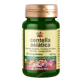 OBIRE Centella Asiatica Complex 400 Mg 60 Comp. Para la circulación periférica y piernas cansadas.