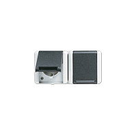 Jung 8220 W AP/WD Toma de corriente doble horizontal