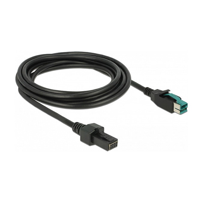DeLOCK Cable PoweredUSB 12 V a 2 x 4 Pin, 3 m